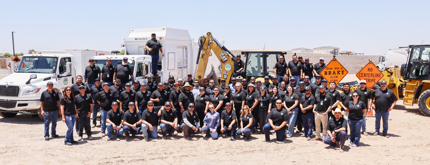 public works staff group photo