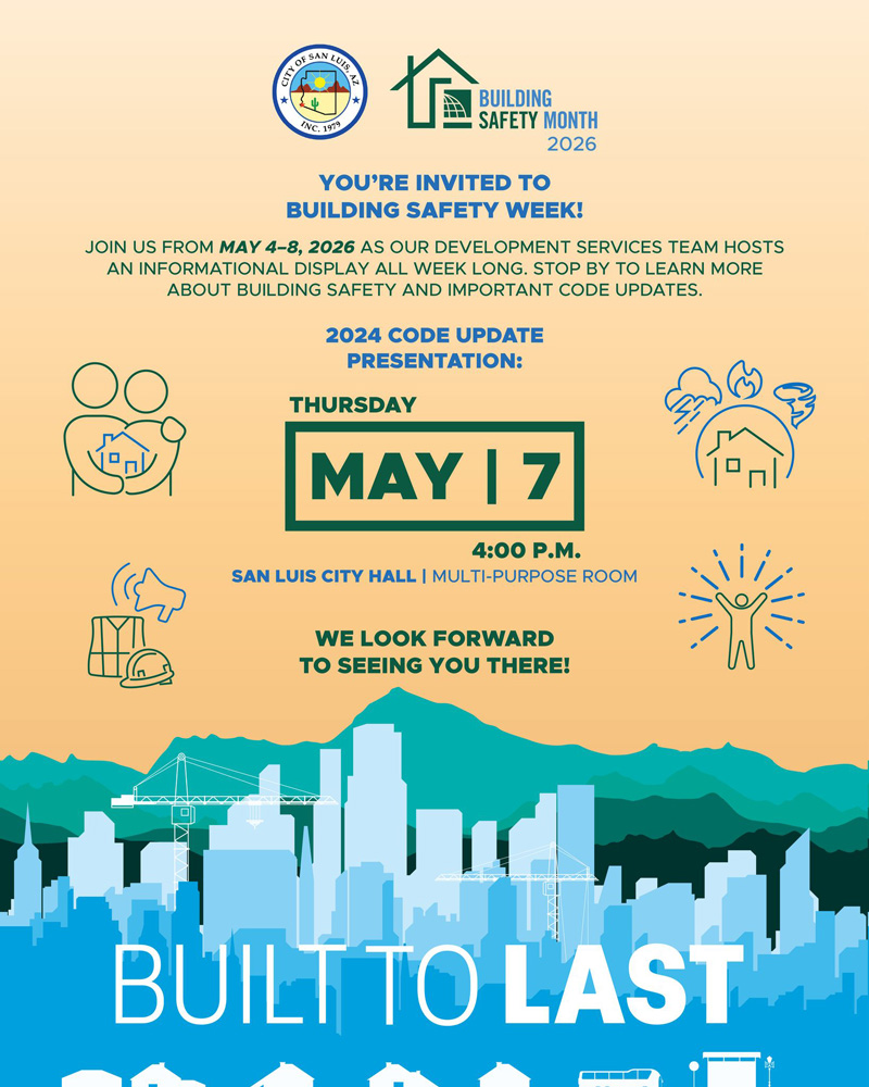 flyer of building safety event