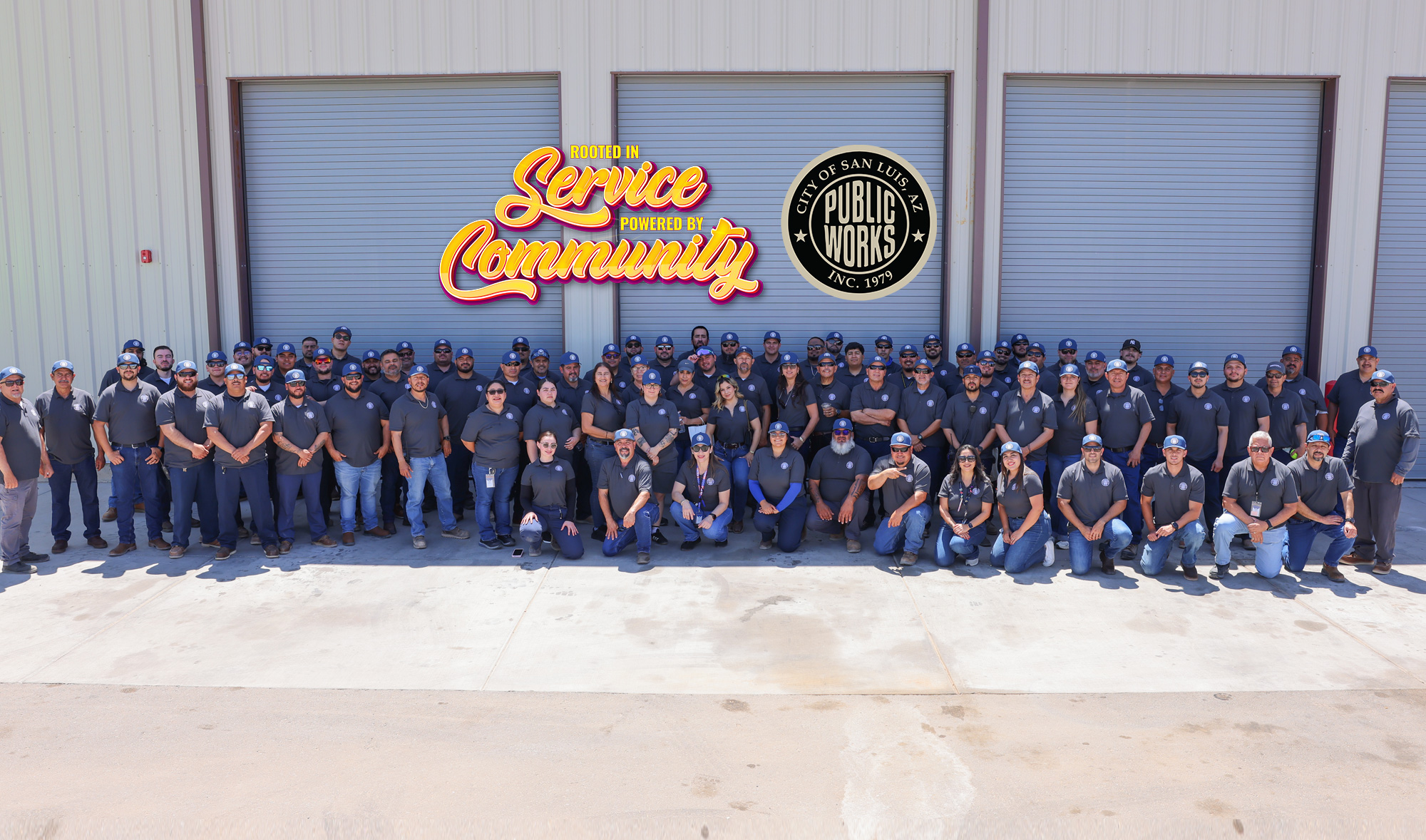 public works department group photo